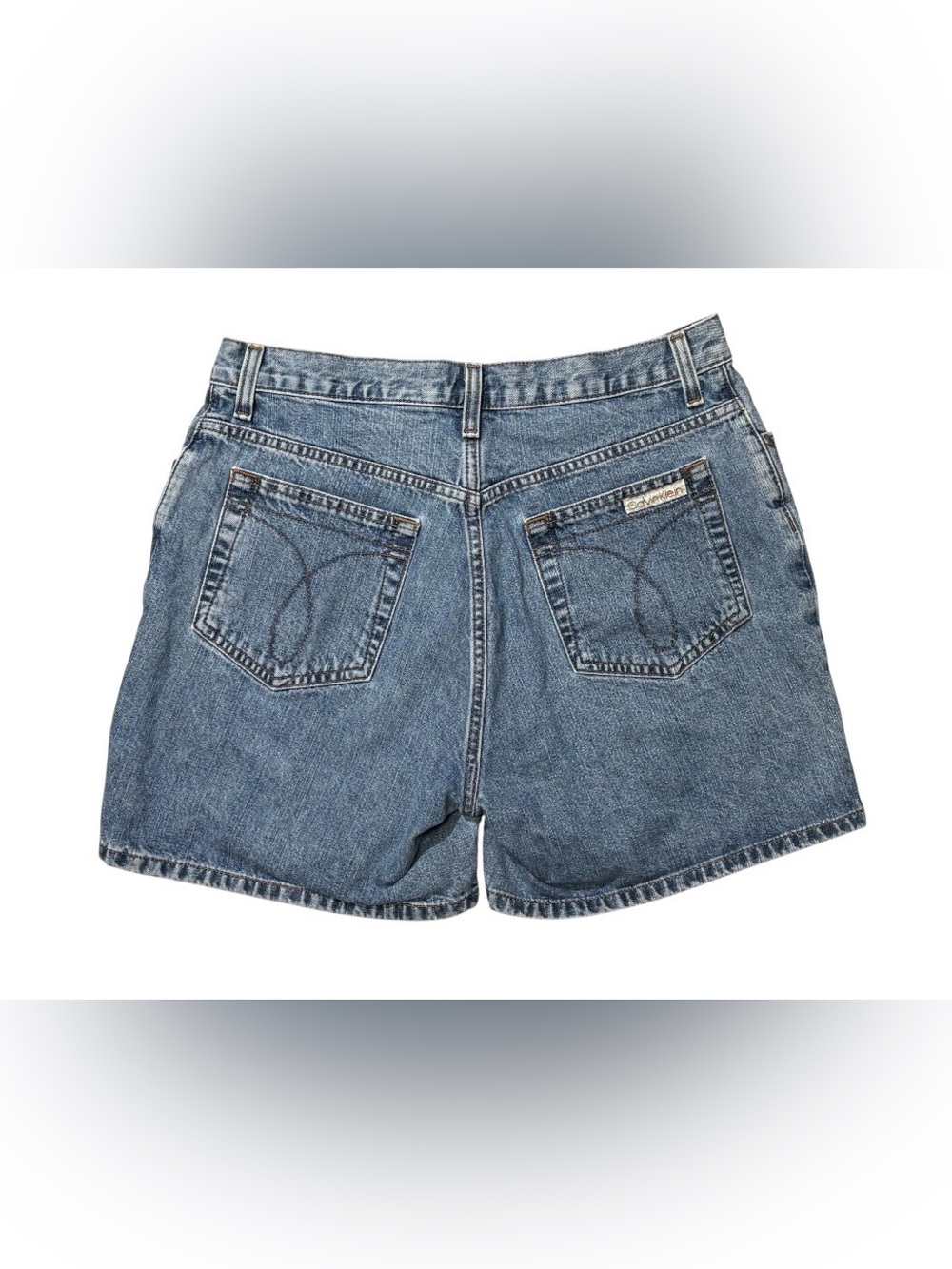 Vintage Calvin Klein Mom Jean Shorts High Rise 100% Cotton 90s Women’s size 10